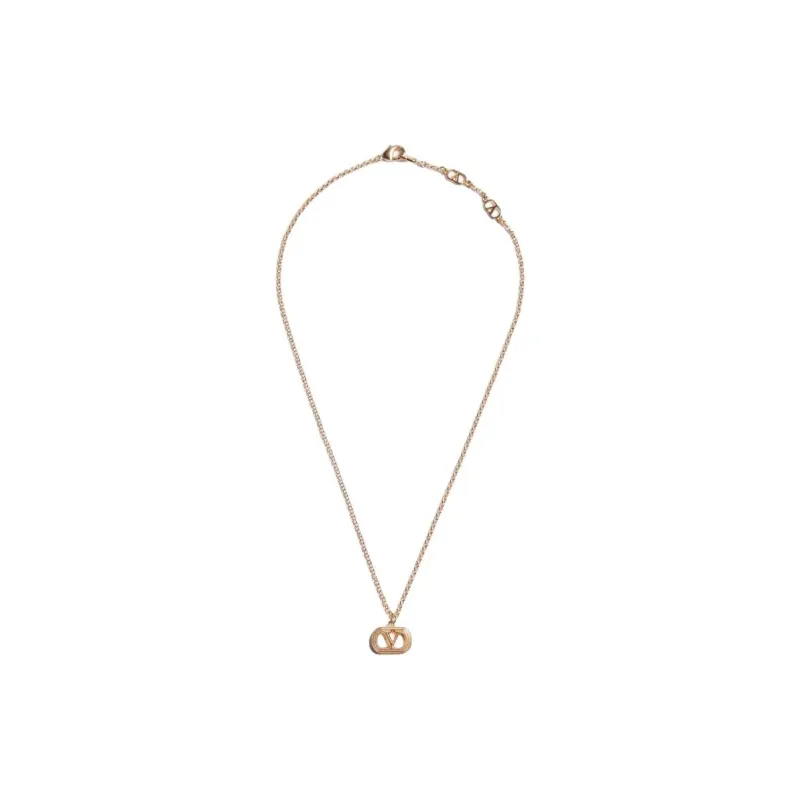 Valentino Metal Necklaces Unisex Gold-0
