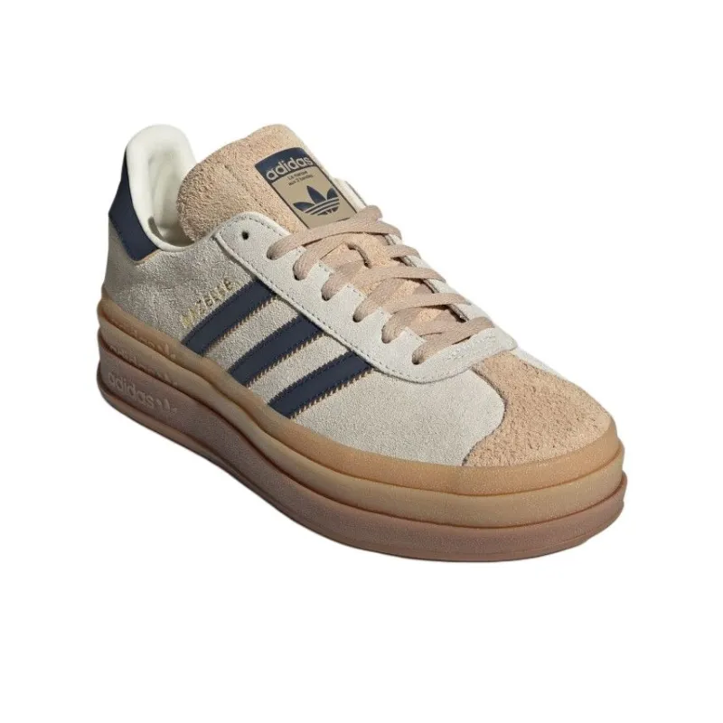 Gazelle Women's Adidas Originals Bold 'Cream Night Indigo' Women's-2