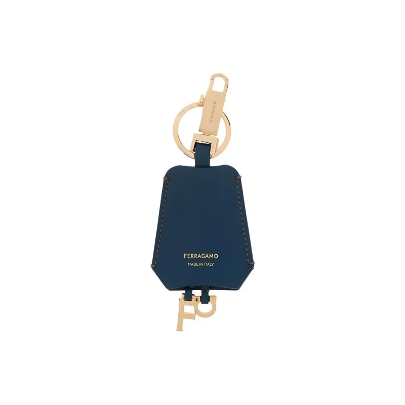 Ferragamo Logo Stamp Keyring-0