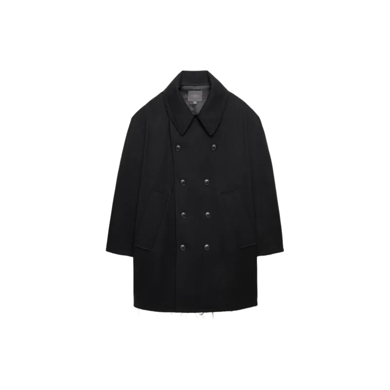 ZARA Stefano Pilati Collaboration Coats Men Black-0