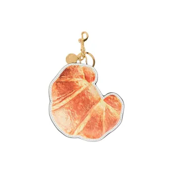 MOSCHINO Croissant motif Keyring