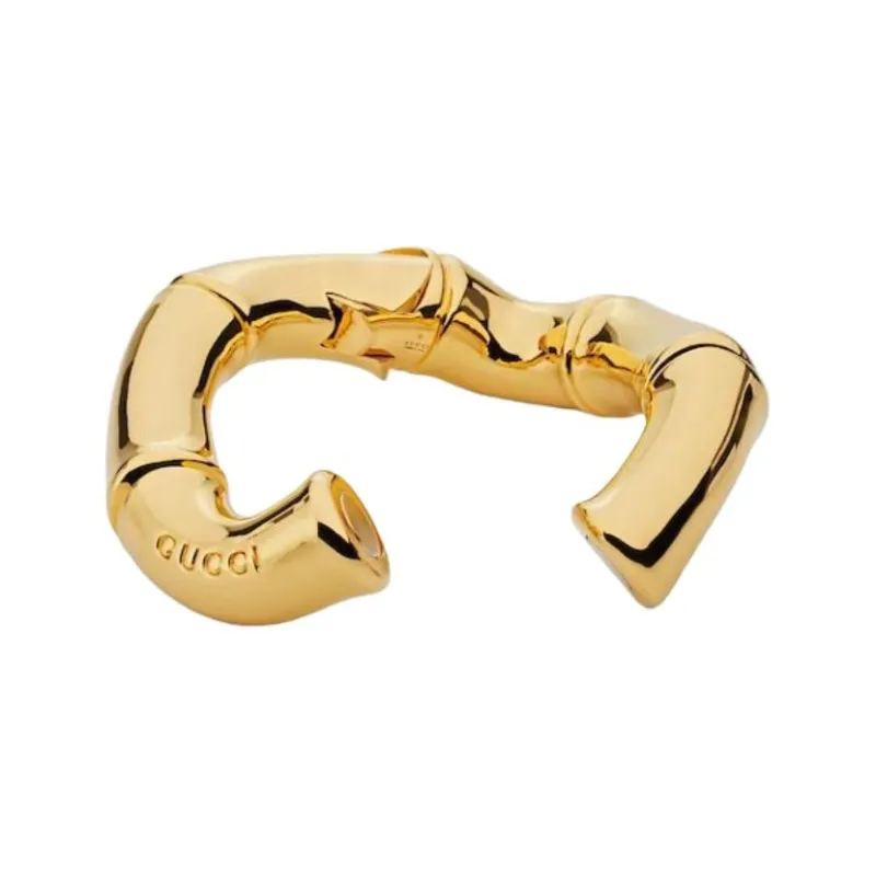 GUCCI Aluminum, Metal Bangles Unisex Gold-3