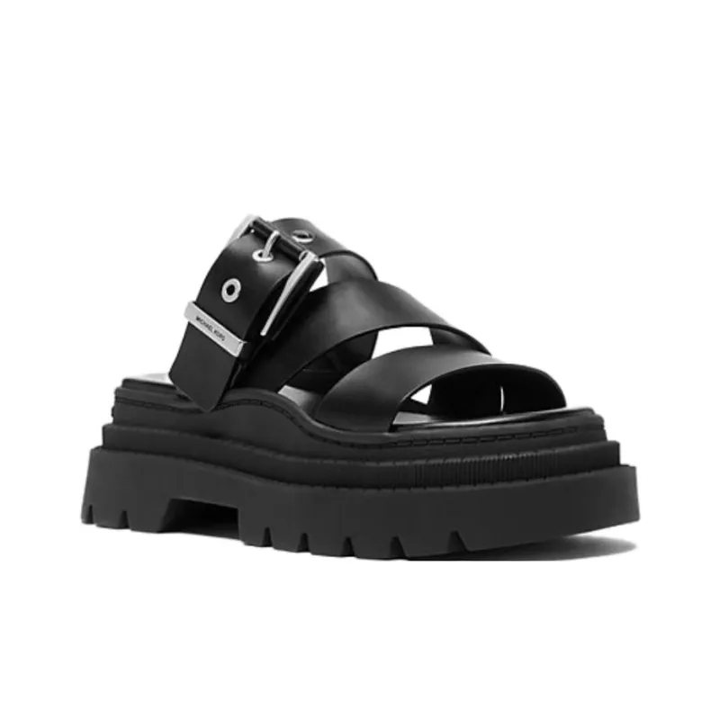 MICHAEL KORS Colby Slide Slippers 6.3cm Women's Black-2