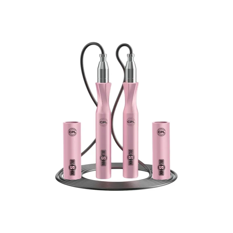 INNSTAR Aerobic Fat Reduction Non Countable Jump Ropes Adults Steel Wire Rope, Aluminum Alloy Controller 260g-1