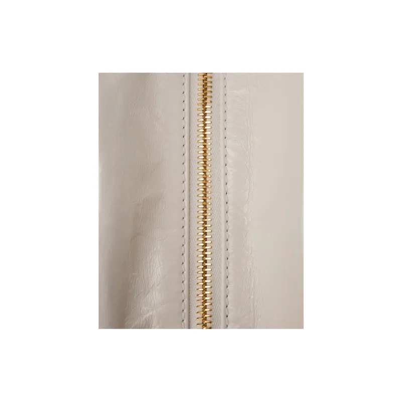 PRADA Cow Leather One Shoulder Handbags Mini Women's White-4