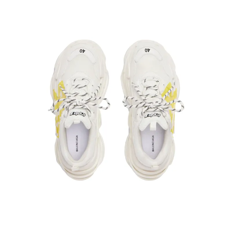 Balenciaga Triple S Low Top Casual Shoes Women's White-4