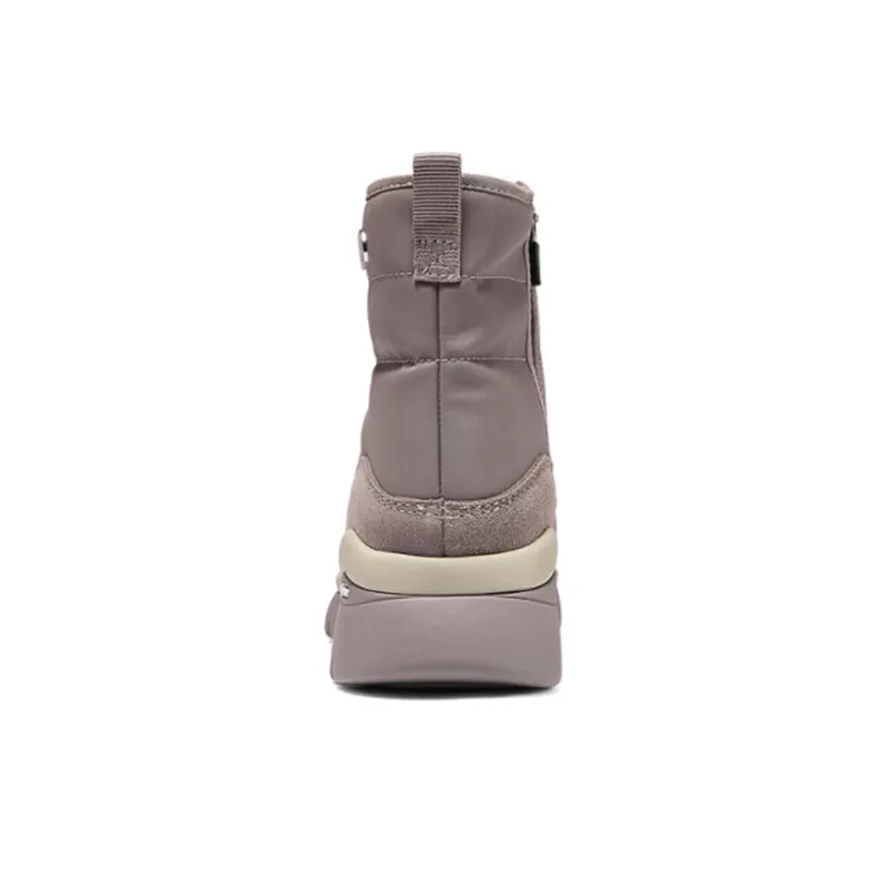 Skechers Modern Comfort Warm Slip Resistant Short Snow Boots Women's Pink-3