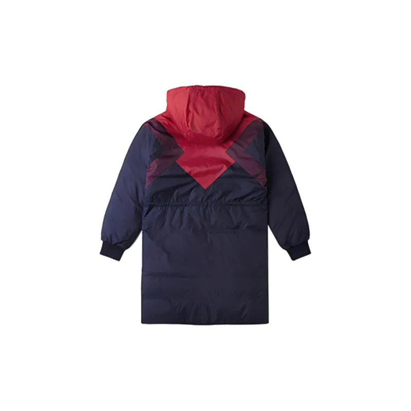 LACOSTE Down Jacket Women's Navy Blue/Red-1
