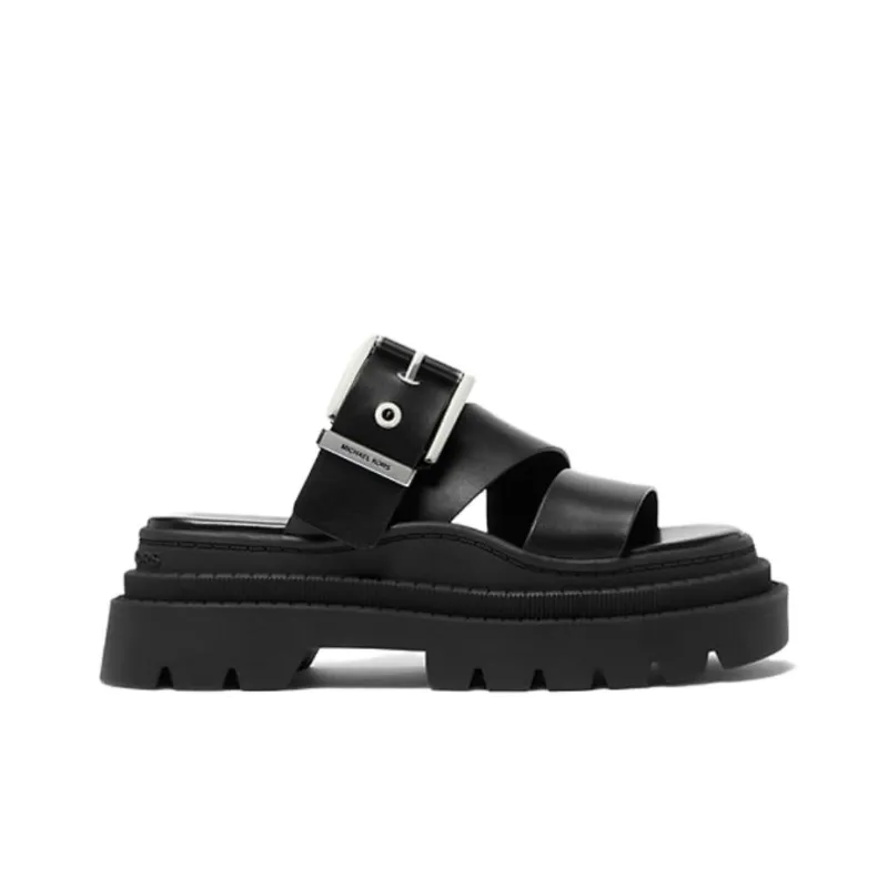 MICHAEL KORS Colby Slide Slippers 6.3cm Women's Black-1