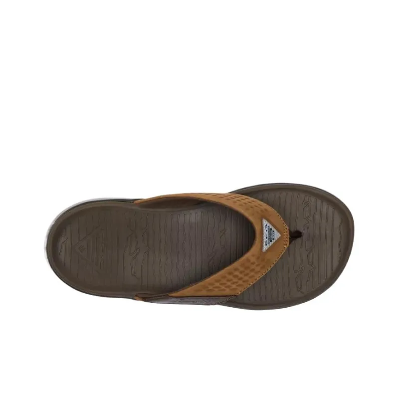 Columbia Slip Resistant Flip Flops Men's Brown-4