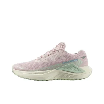 SALOMON Anti Slip Wear Resistant Low Top Running Shoes Women's Light Pink