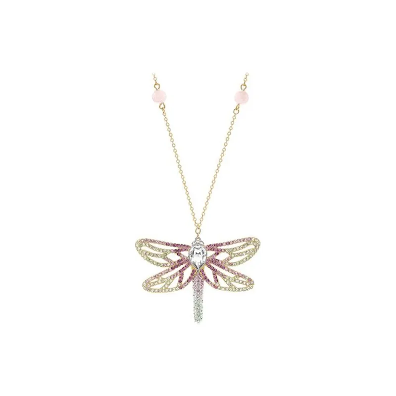 Swarovski Gold Plated, Crystal Necklaces Women's Gold-1