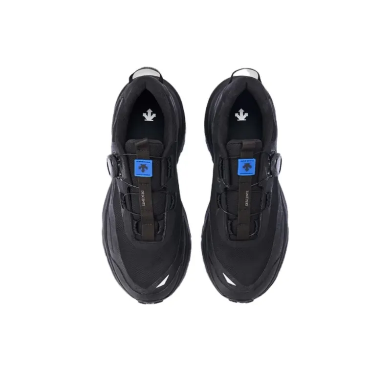 DESCENTE SKI STYLE Anti Slip And Wear Resistant Water Resistant Low Top Trekking Shoes Men's Black-2
