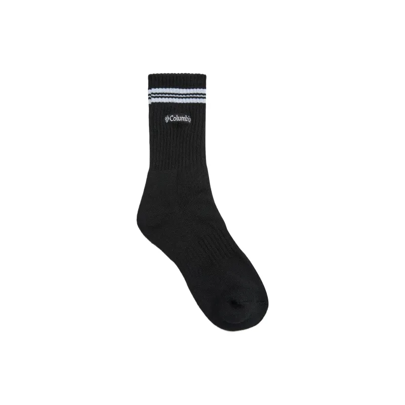 Columbia Common Qualireute™ Mid-Calf Socks Unisex 1 Pack Black-1