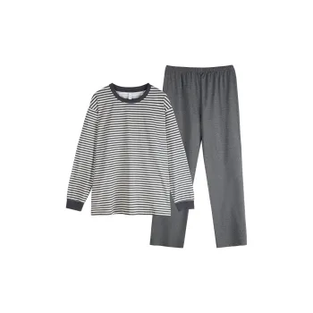 Xuan Liang Pajama Set Men's Dark Heather Gray