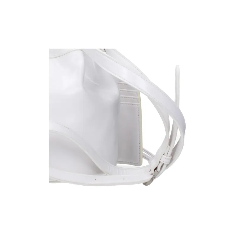LIU·JO Polyester Bucket Bag, Shoulder Bag, Crossbody Bag Mini Women's White-4