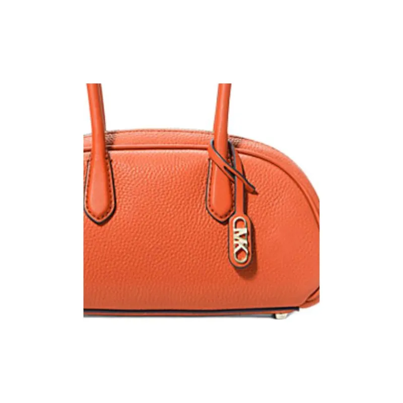MICHAEL KORS Eggstone Grain Leather Handbag Small Size Women's Orange-2