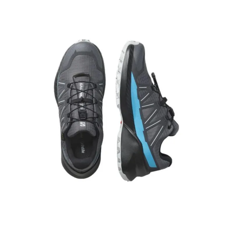 SALOMON Anti Slip Wear Resistant Low Top Running Shoes Women's Black Blue-3