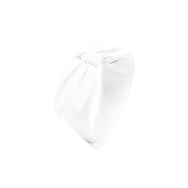 MOSCHINO Viscose Polyester Cotton Headbands Kids' White-0