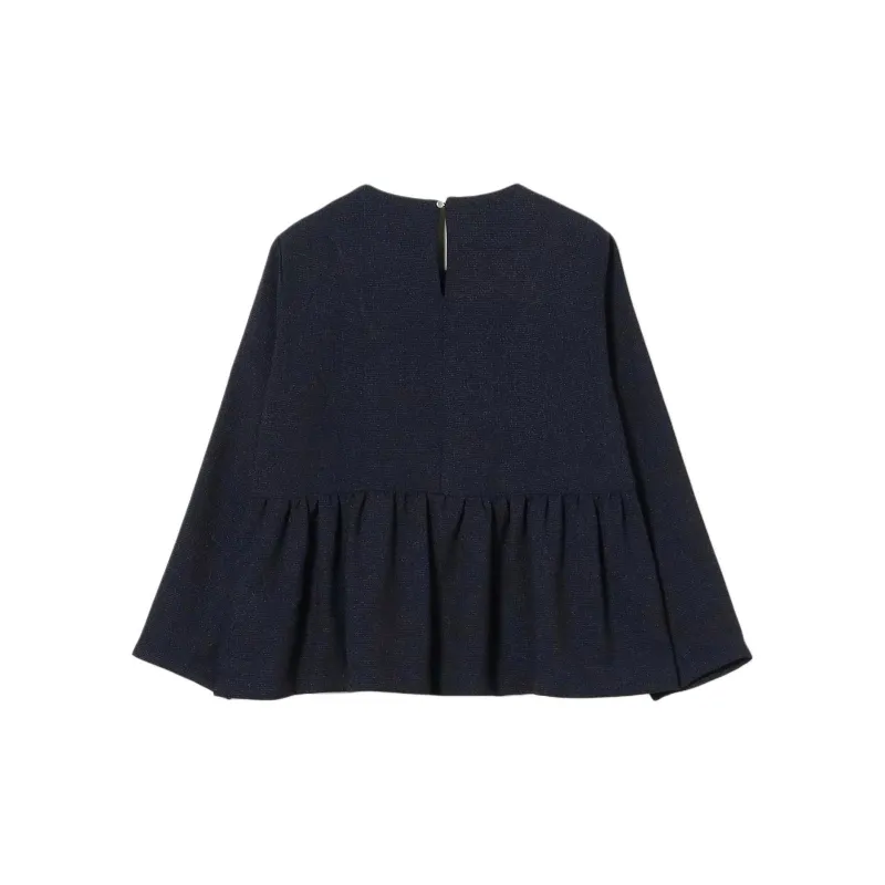 Beams Shirt Women's Marine Blue-1