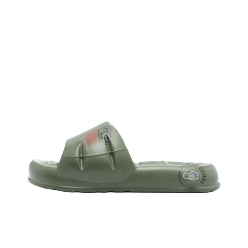 KENZO Rubber Sole Slide Slippers Men's Green-0