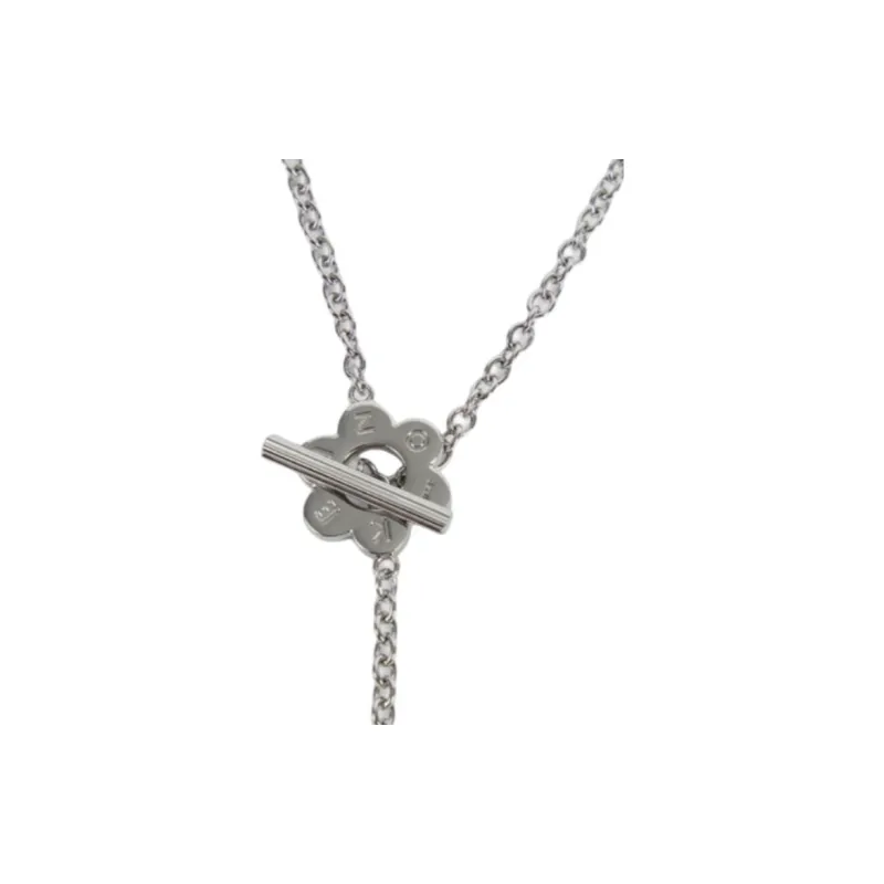 KENZO Zinc Alloy Brass Necklaces Women's Silver-2