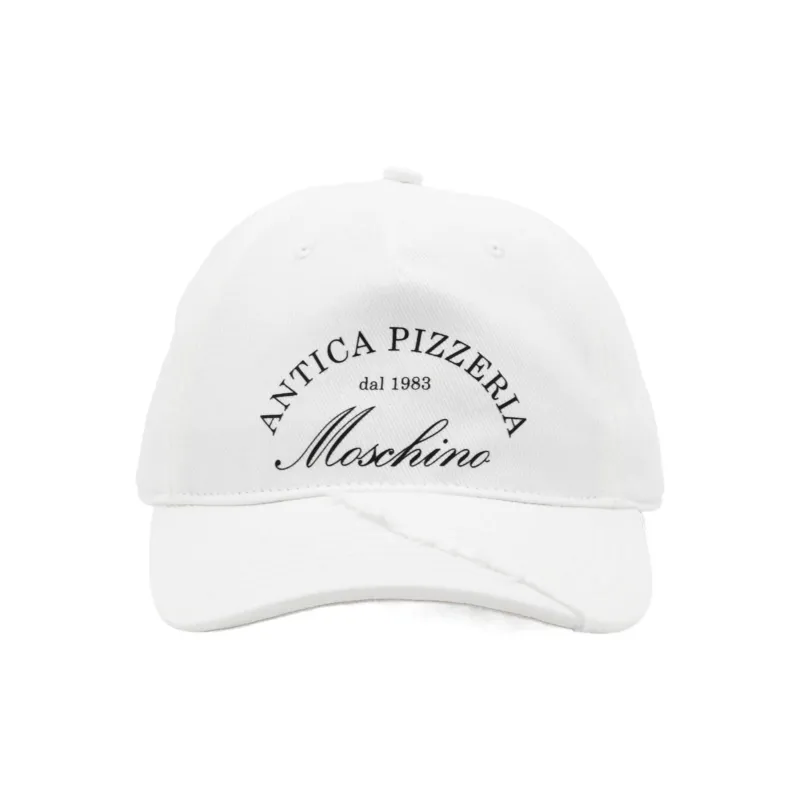 MOSCHINO Logo Printed Curved Peak Cap-0