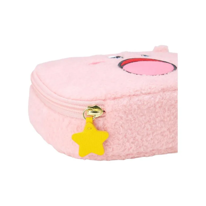 GU Kirby Collaboration Edition Polyester Makeup Bag Small Size Women's Pastel Pink-3