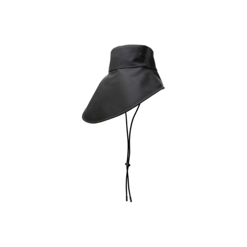 Burberry Cotton Polyester Sun Protection Hats Unisex Black-0