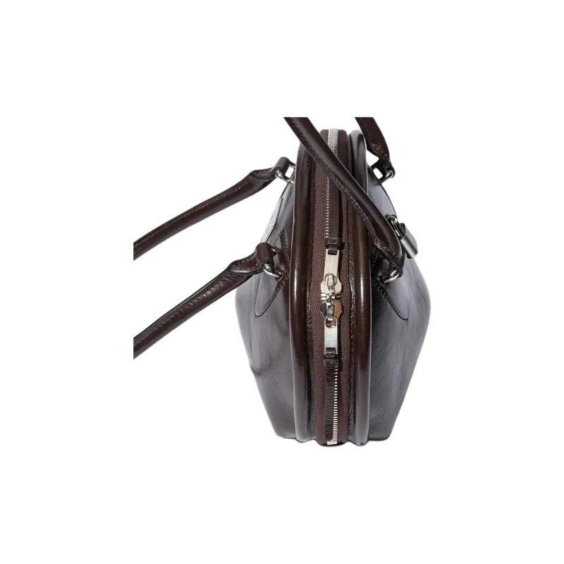 Acne Studios Bowlina Leather Shoulder Bag Mini Women's Brown-2