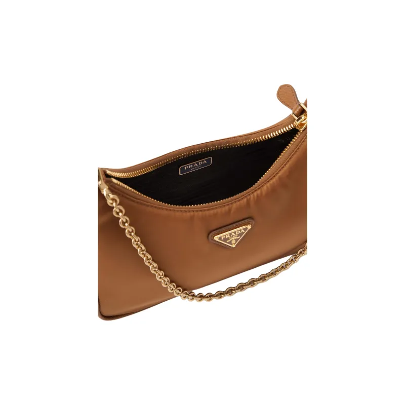 PRADA Re Edition Recycled Nylon Three in One Shoulder Bag Women's Brown-3