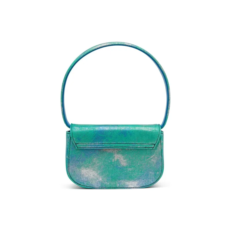 DIESEL Cotton One Shoulder Handbags Women's Peacock Green-3