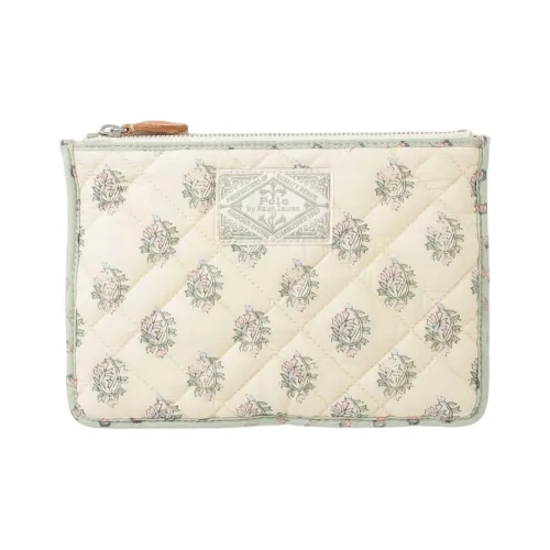 Polo Ralph Lauren Cotton Clutch Women's Beige