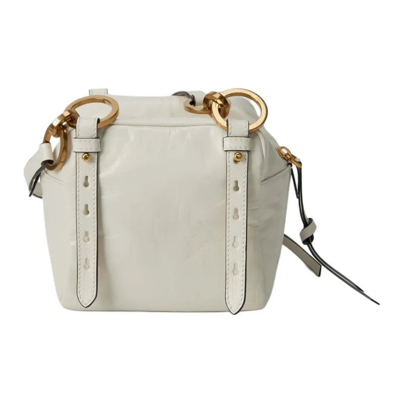 PRADA Cow Leather One Shoulder Handbags Mini Women's White-2