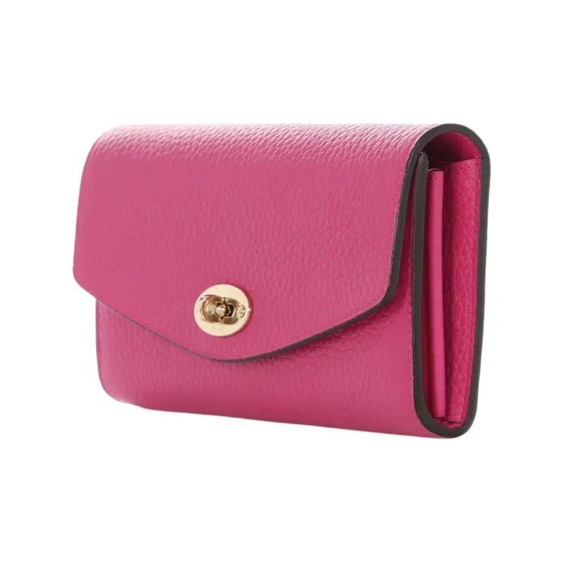 Mulberry Darley Textured Leather Wallet Women's Pink-3