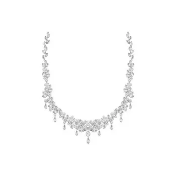 Swarovski Crystal Necklaces Women's Silver