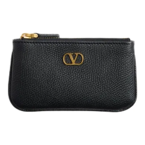 Valentino GARAVANI Calfskin Key Pouch Women's Black