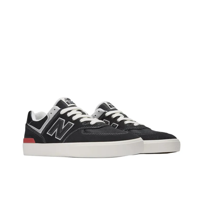 New Balance Numeric 574 Vulc Black White-1