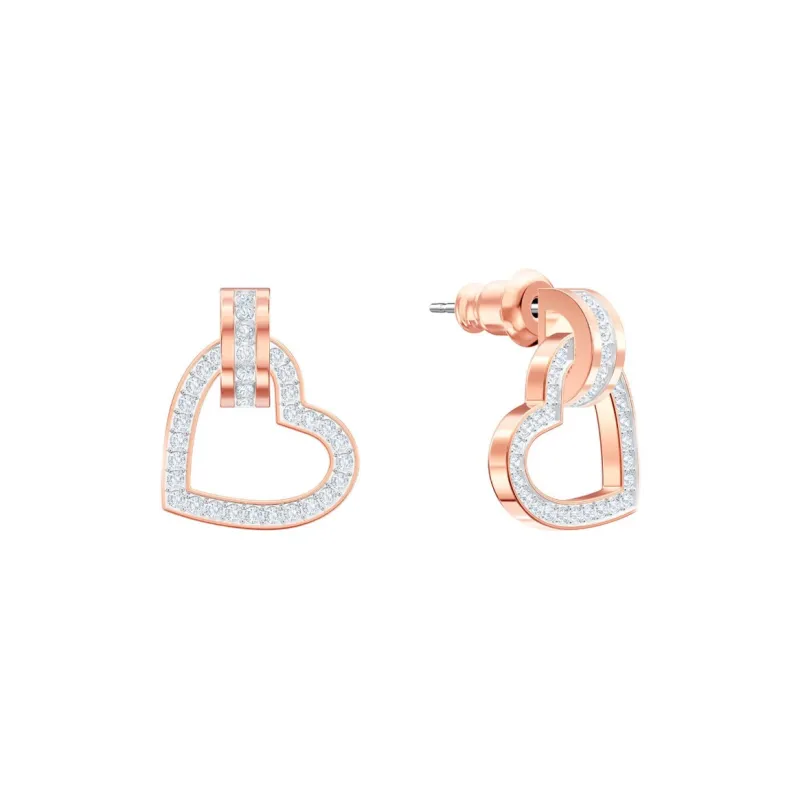 Swarovski Rose Gold Swarovski Crystal Earrings Women's Rose Gold-2