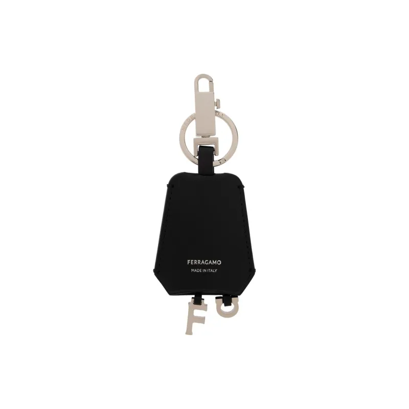 Ferragamo Logo Stamp Keyring-0