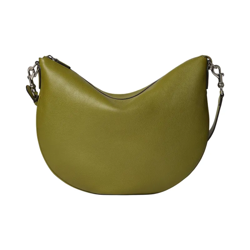 GUCCI Leather Shoulder Bag Tubas Men's Green Olive-0