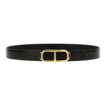TOM FORD T Logo Reversible Belt