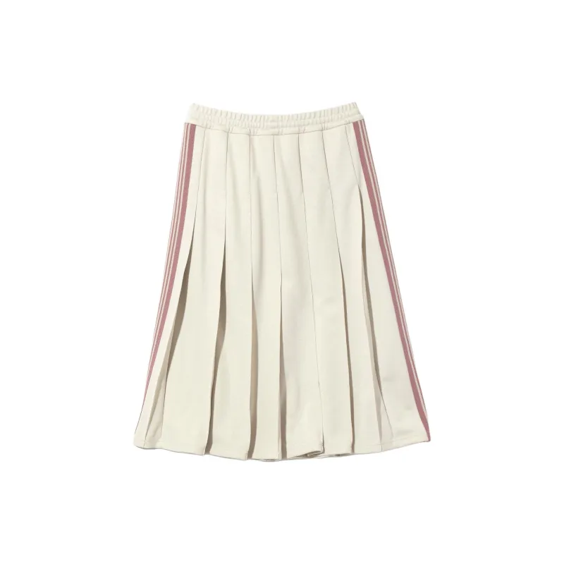 Needles Pleated Track Skirt 'Beige'-1