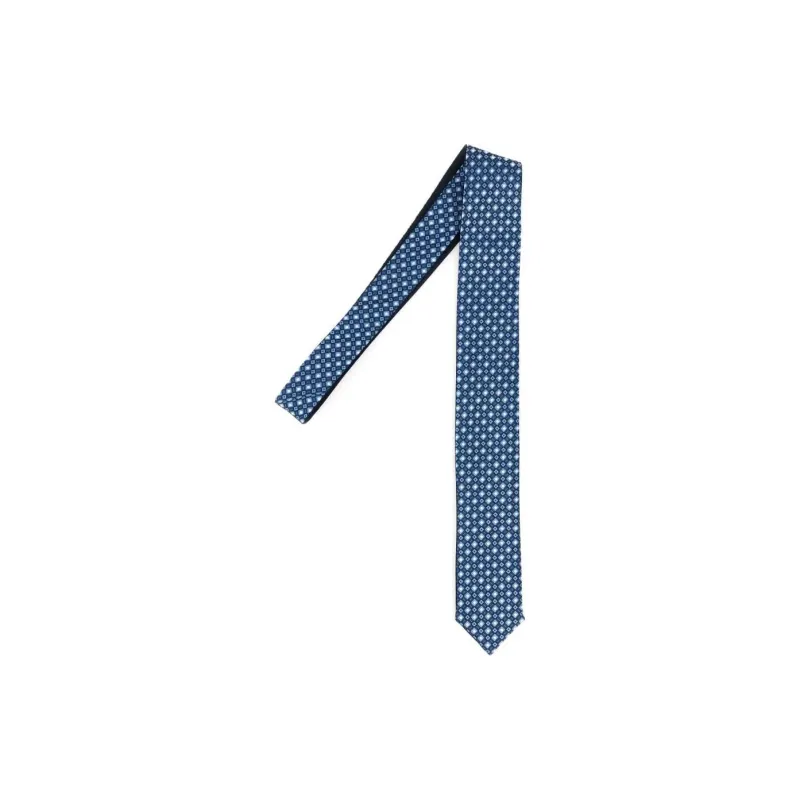 BOSS Embroidered Silk blend Tie-0