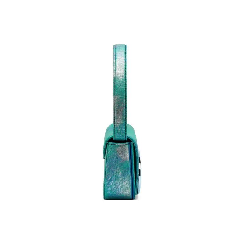 DIESEL Cotton One Shoulder Handbags Women's Peacock Green-2
