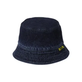 Onitsuka Tiger Cotton Bucket Hats Unisex Blue