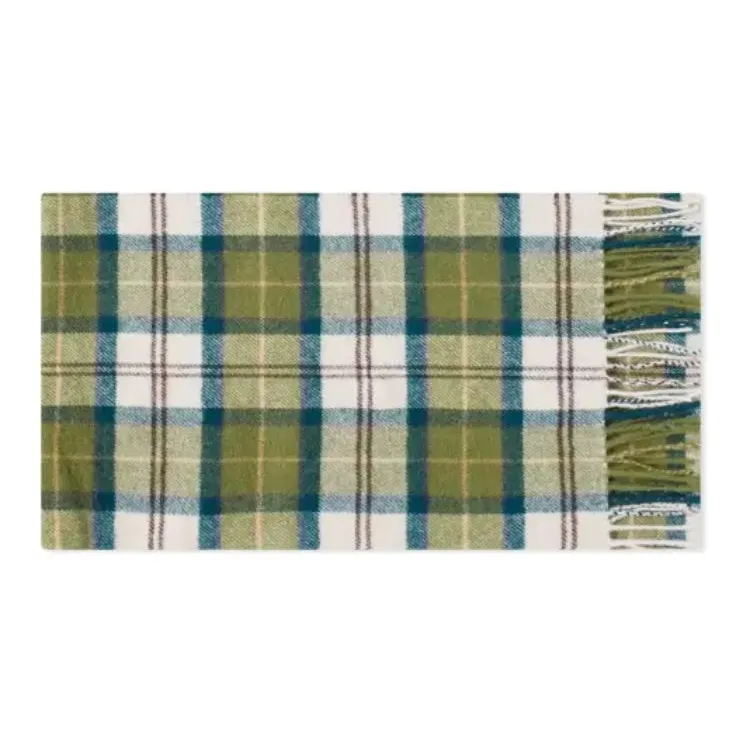 BARBOUR Tartan Fringed Scarf-1