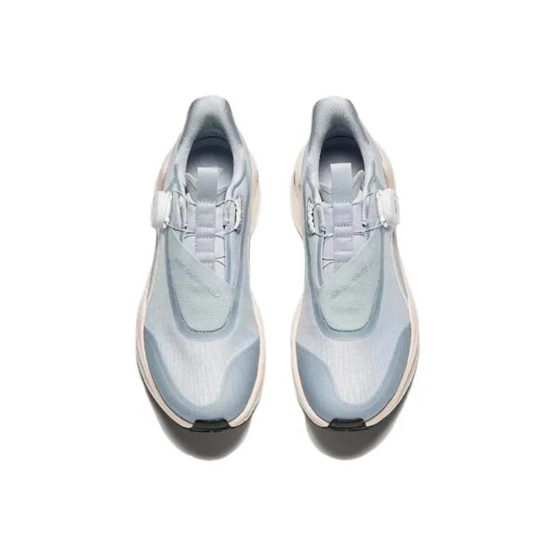 Anta Anti-Slip Wear-Resistant Low-Top Running Shoes Women's Pink White Gray-3