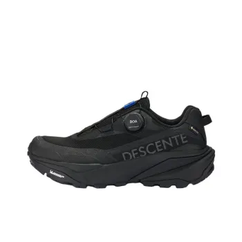 DESCENTE SKI STYLE Anti Slip Wear Resistant Low Top Casual Running Shoes Women's Black