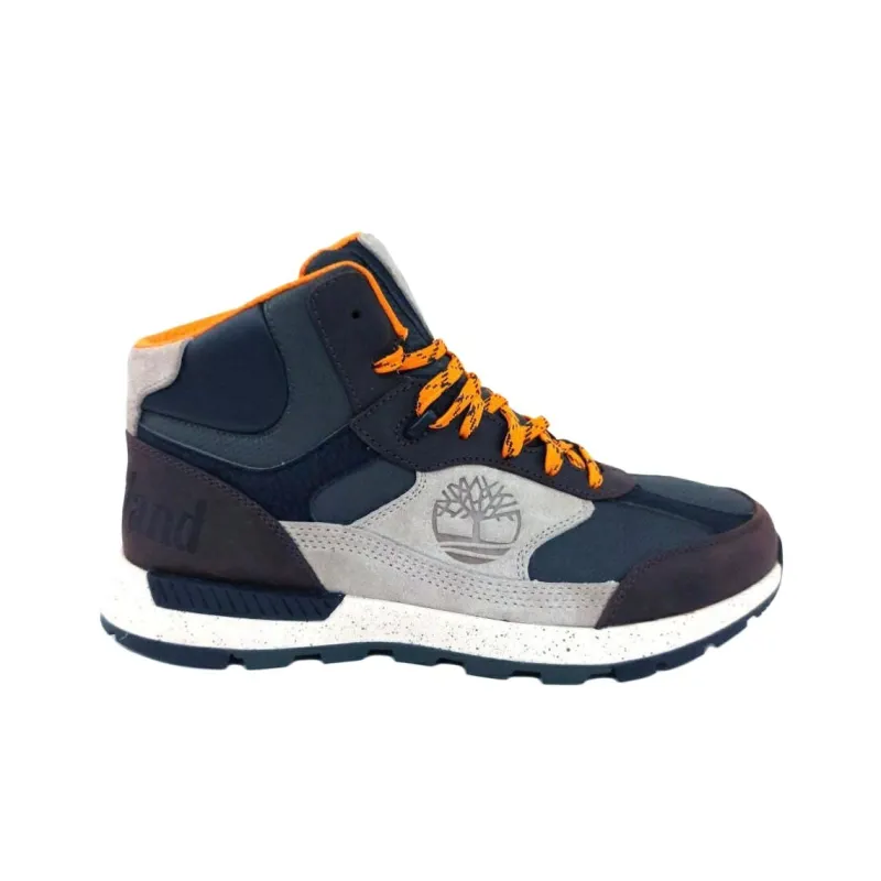 Timberland Field Trekker Mid 'Dark Brown Blue'-1